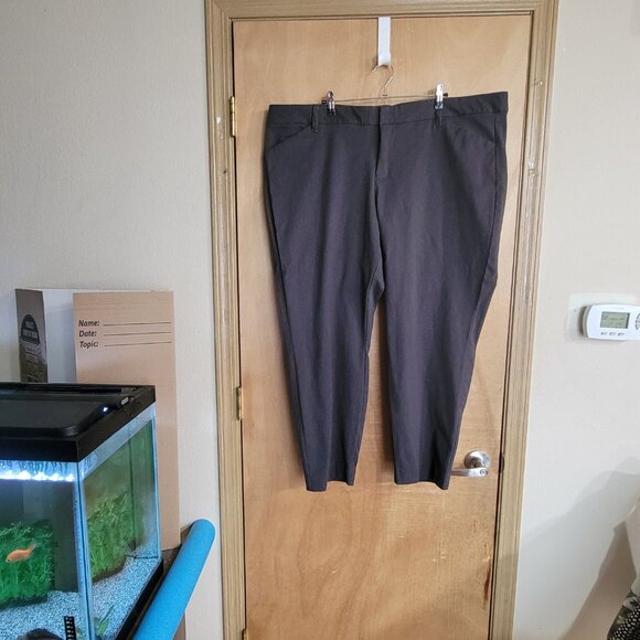 Old Navy Pixie Pants Womens 22 Tall Plus Gray - Picture 5 of 9